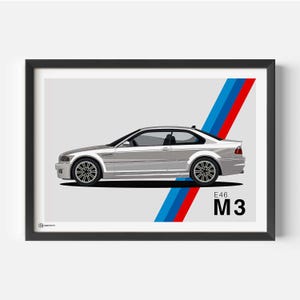 Poster per auto M3 E46 - CARTISTRY®