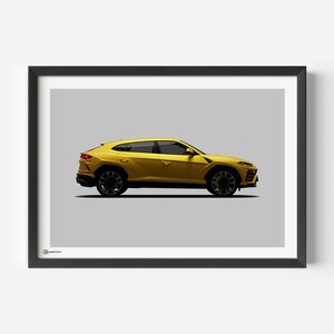 Auto Poster Urus - Hell - CARTISTRY®