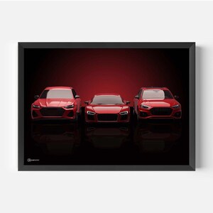 Poster auto RS Generations Vista frontale - CARTISTRY®