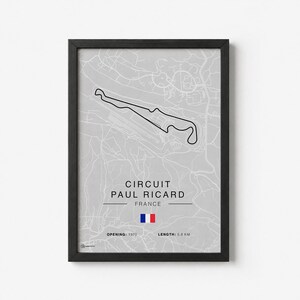 Cartel del circuito Paul Ricard - Ligero - CARTISTRY®