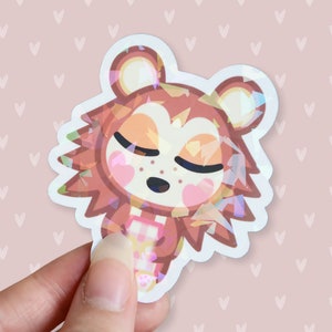 Zobel holographische Aufkleber | Animal Crossing | AKNH | Neue Horizonte | Fähige Schwestern | Dekorativ | Scrapbooking | Niedlich | Kawaii | Geschenk