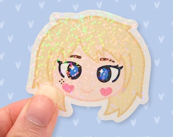 Deadlock Holographic Sticker | Cute | Kawaii | Chibi | Gift | Valorant | Fan Merch | Stationery | Agent | Gamer Girl