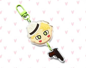 Loid Keychain | Cute | Kawaii | Chibi | Gift | SxF | SpyxFamily | Charm | Acrylic Keychain | Loid Forger | Anime