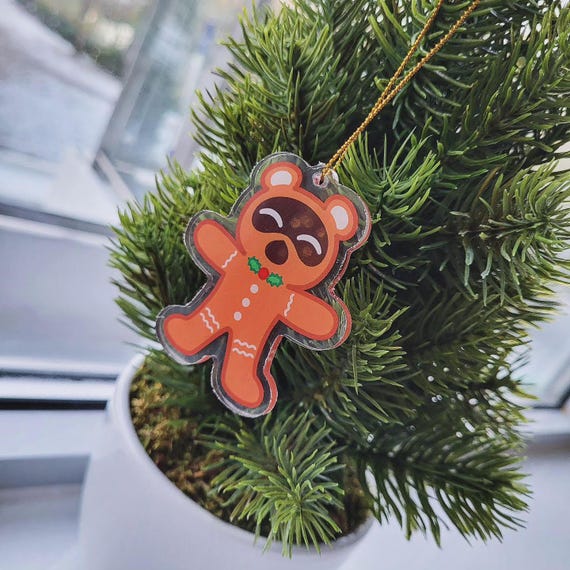 Lebkuchen-Tom Nook Schlsselanhnger | Weihnachten | Weihnachten | Animal  Crossing | AKNH | Lebkuchenmann | Zubehr | Anhnger | Niedlich |  Verzierung | Geschenk - Etsy.de