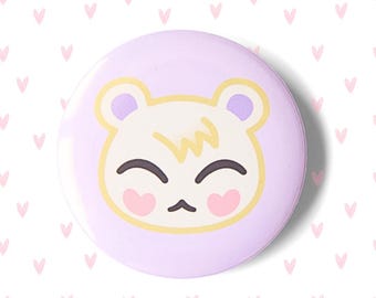 Marshal Button | Squirrel villagers | Animal Crossing | ACNH | Cute | Kawaii | Pins | Accessories