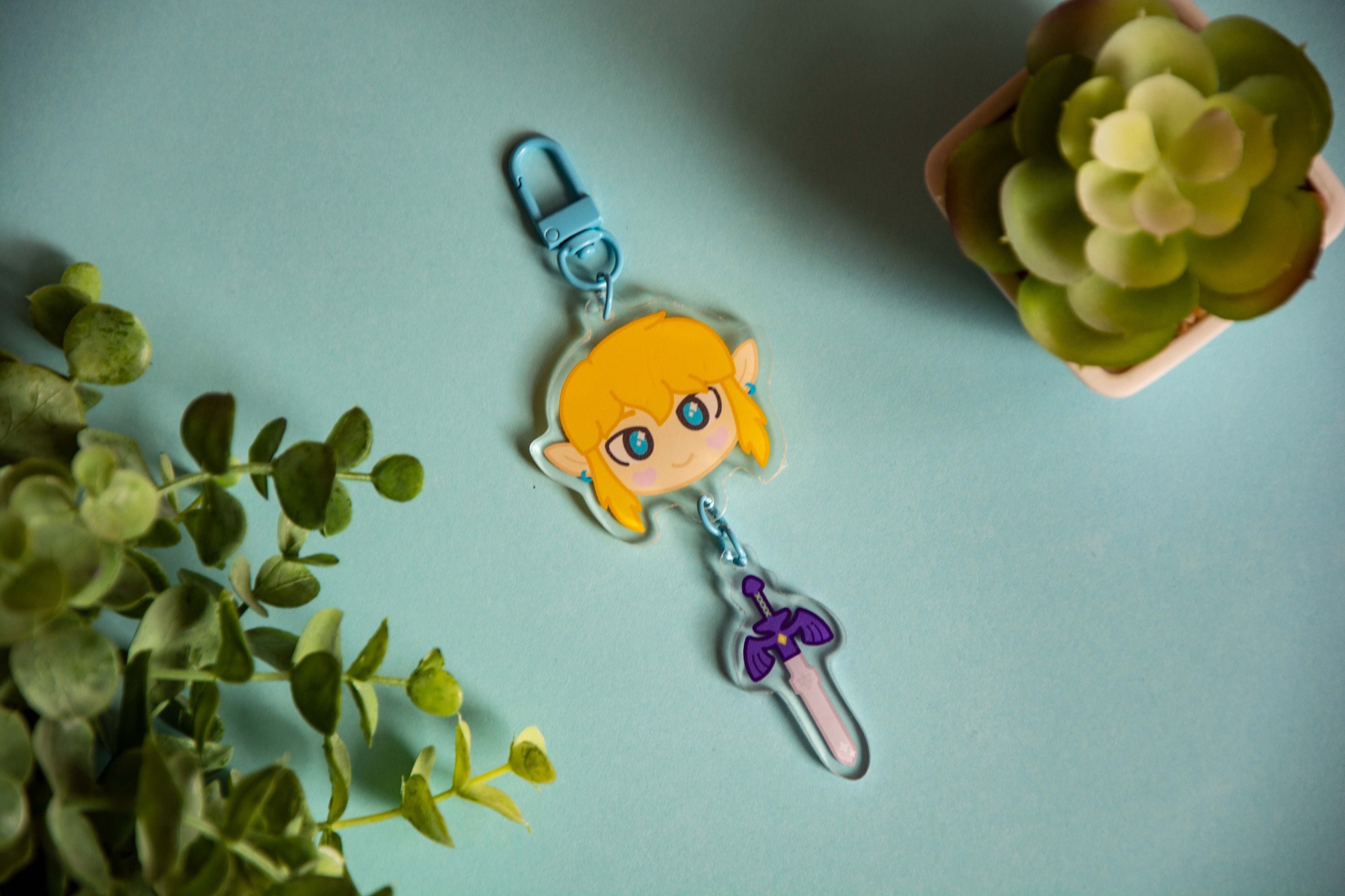 The Legend of Zelda acrylic keychain △ Retro Link Zelda Nintendo