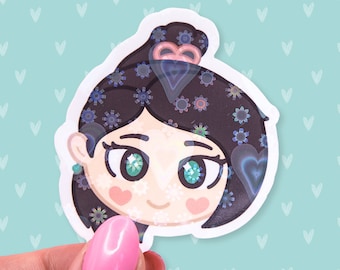 Sage Holographic Sticker | Cute | Kawaii | Chibi | Gift | Valorant | Fan Merch | Stationery | Agent | Gaming