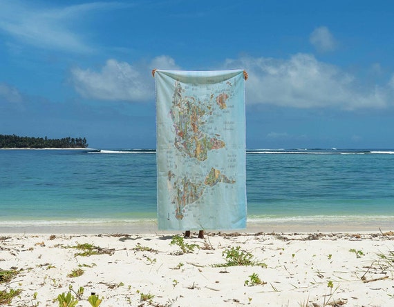 Fishing Map Towel Awesome Map World Map Beach Towel for Fishermen the  Perfect Gift Ships Worldwide Quickly From US and Germany -  Ireland