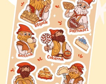 Naklejki Wroclawskie Krasnale| adesivos | folha de adesivos anões wroclaw