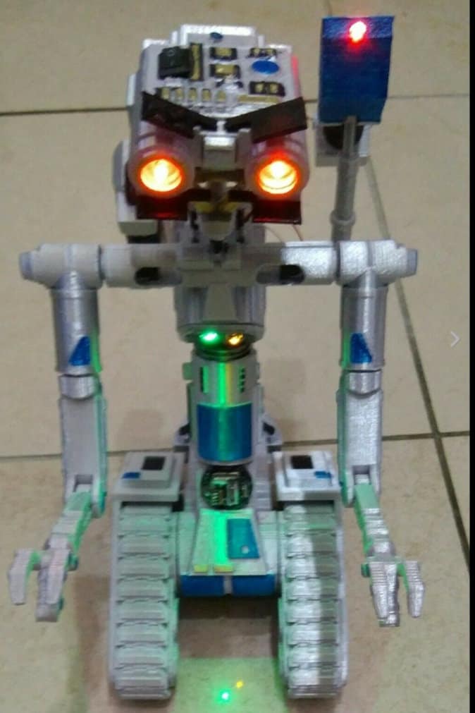 Johnny 5 NEW LED! Short circuit corto circuito robot 30 cm stupendo 