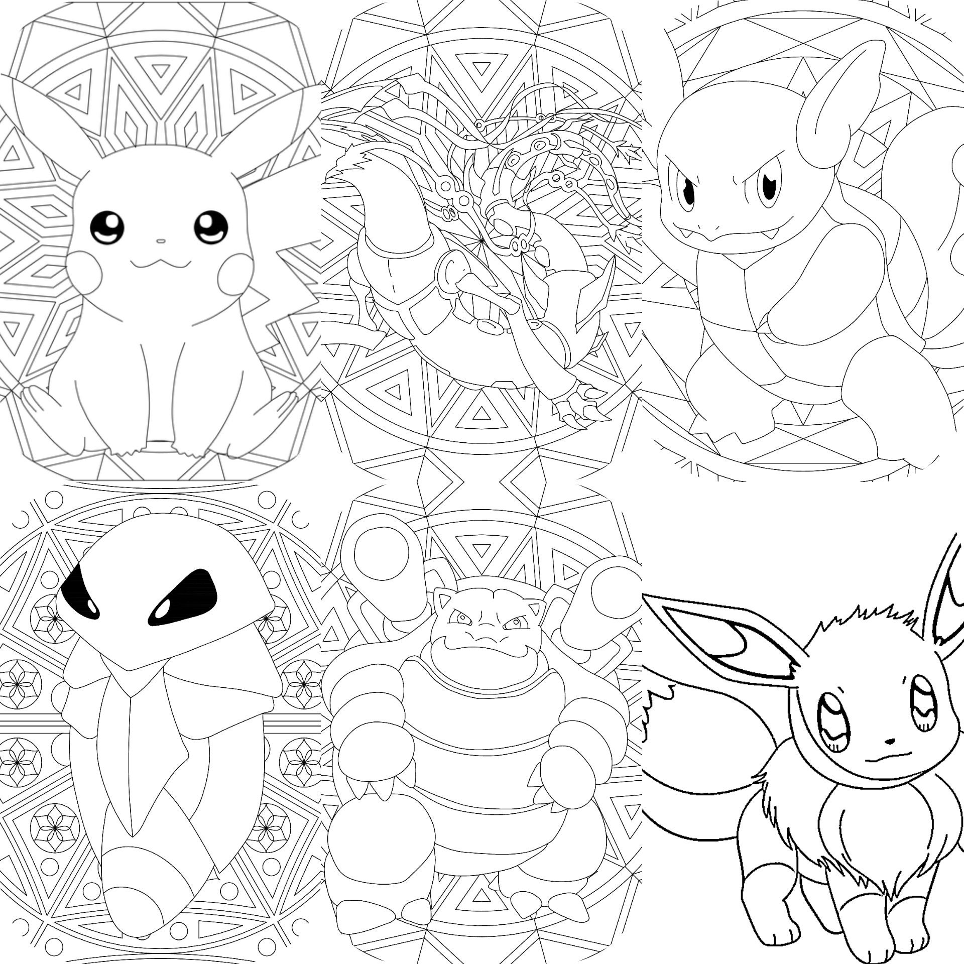 Pokemon Coloring Set