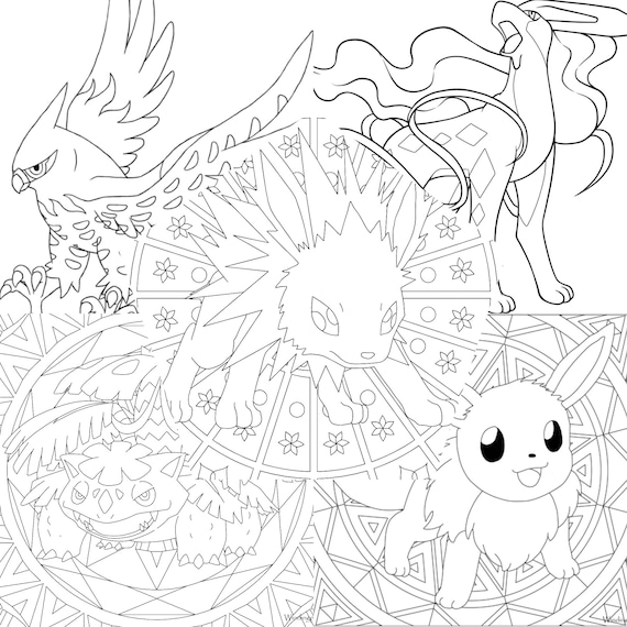 Pokemon Coloring Book: +50 Premium Coloring Pages For Kids And Adults. Pokemon  Coloring Book High Quality. Enjoy Drawing And Coloring Them As You Want! :  Coloring, : 9781513672328 : Blackwell's