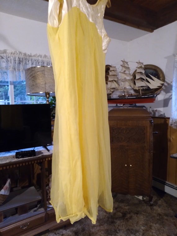 Vintage Chiffon Nightgown - image 2