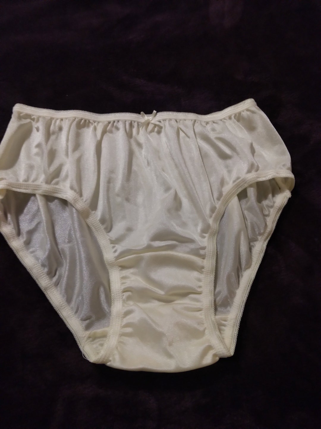 Vintage Nylon Bikini Panty With Double Nylon Gusset Etsy