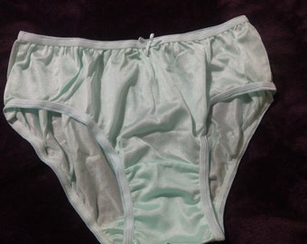 Vintage Nylon Bikini Panty With Double Nylon Gusset