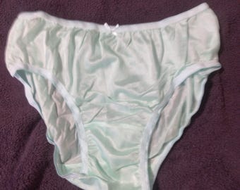 Vintage Nylon Bikini Panty With Double Nylon Gusset