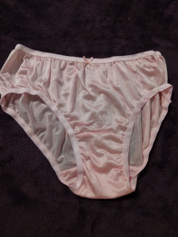 Vintage Nylon Bikini Panty With Double Nylon Gusset