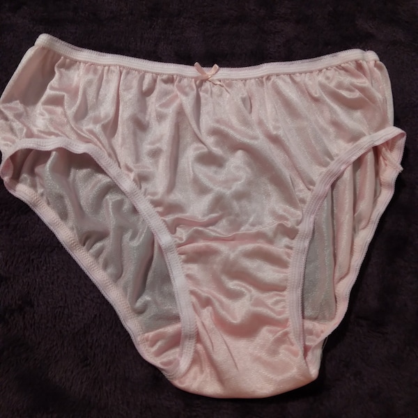 Vintage Nylon Bikini Panty With Double Nylon Gusset