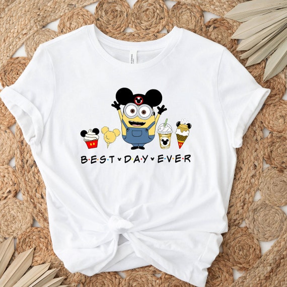 Personalized Minions Disney Vacation Best Day Ever Shirt Etsy