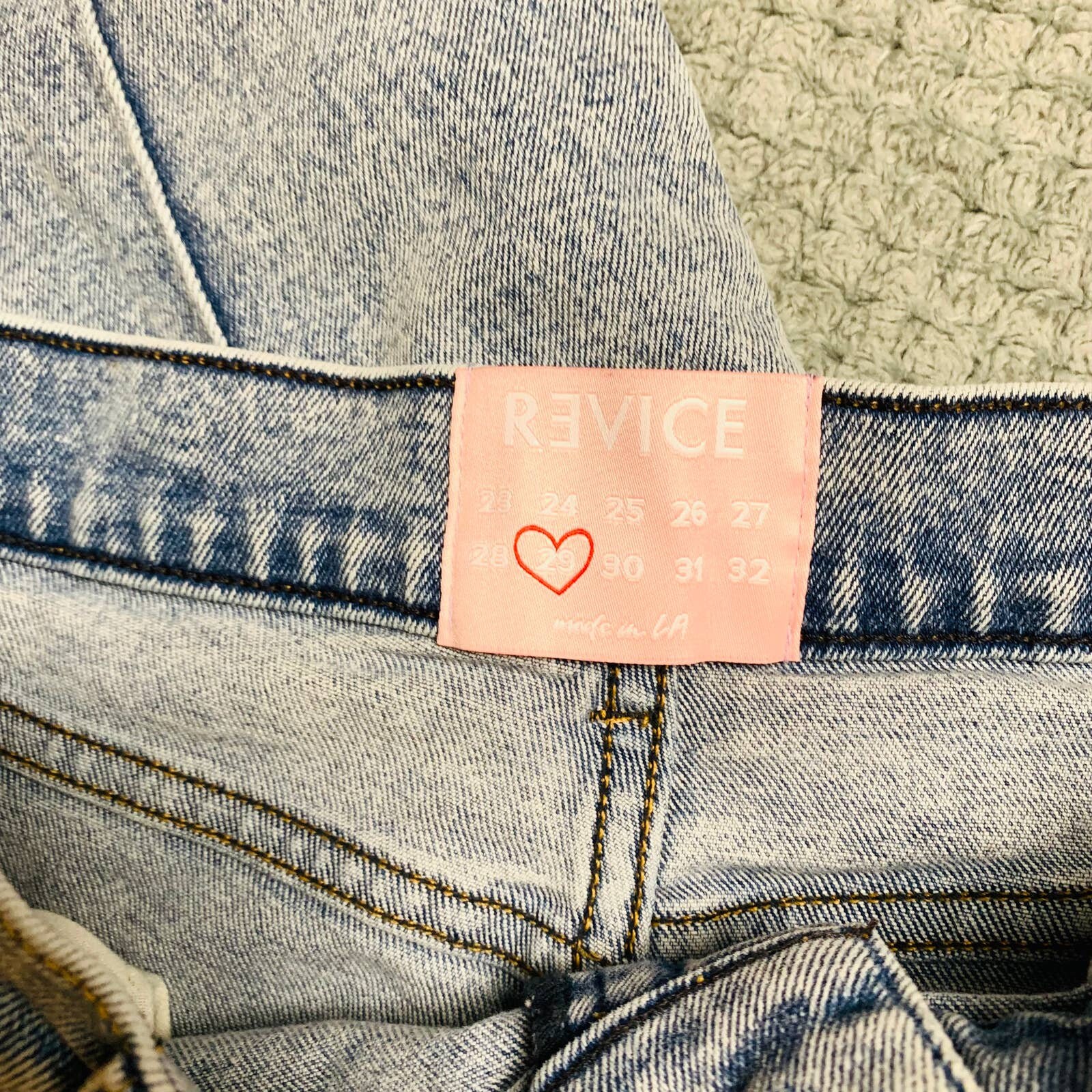 REVICE Denim Uptown Light Wash High 