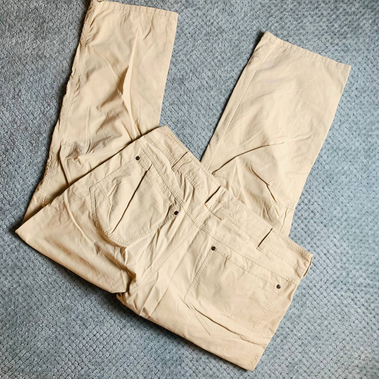 Men's ORVIS Tan Trout Bum Cargo Pants 