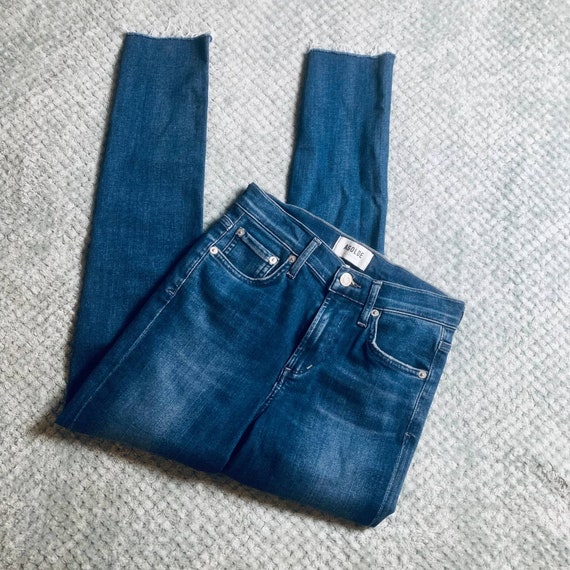 Dark Wash Skinny Jeans Sz24 | Etsy