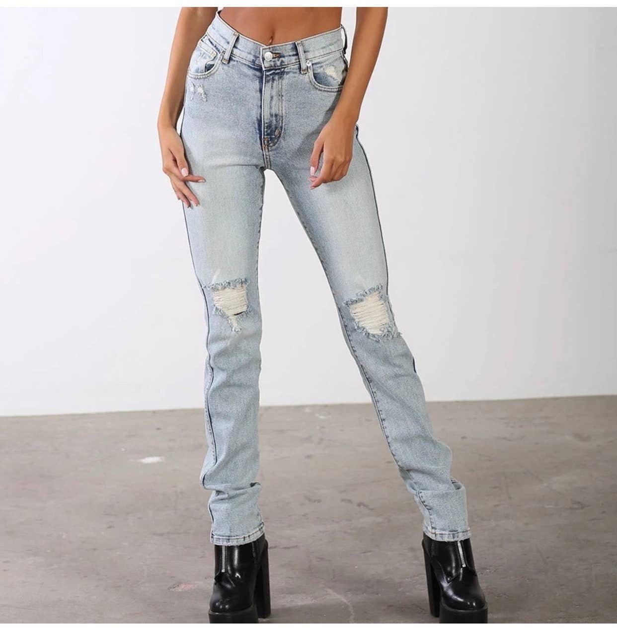 REVICE Denim Uptown Light Wash High 