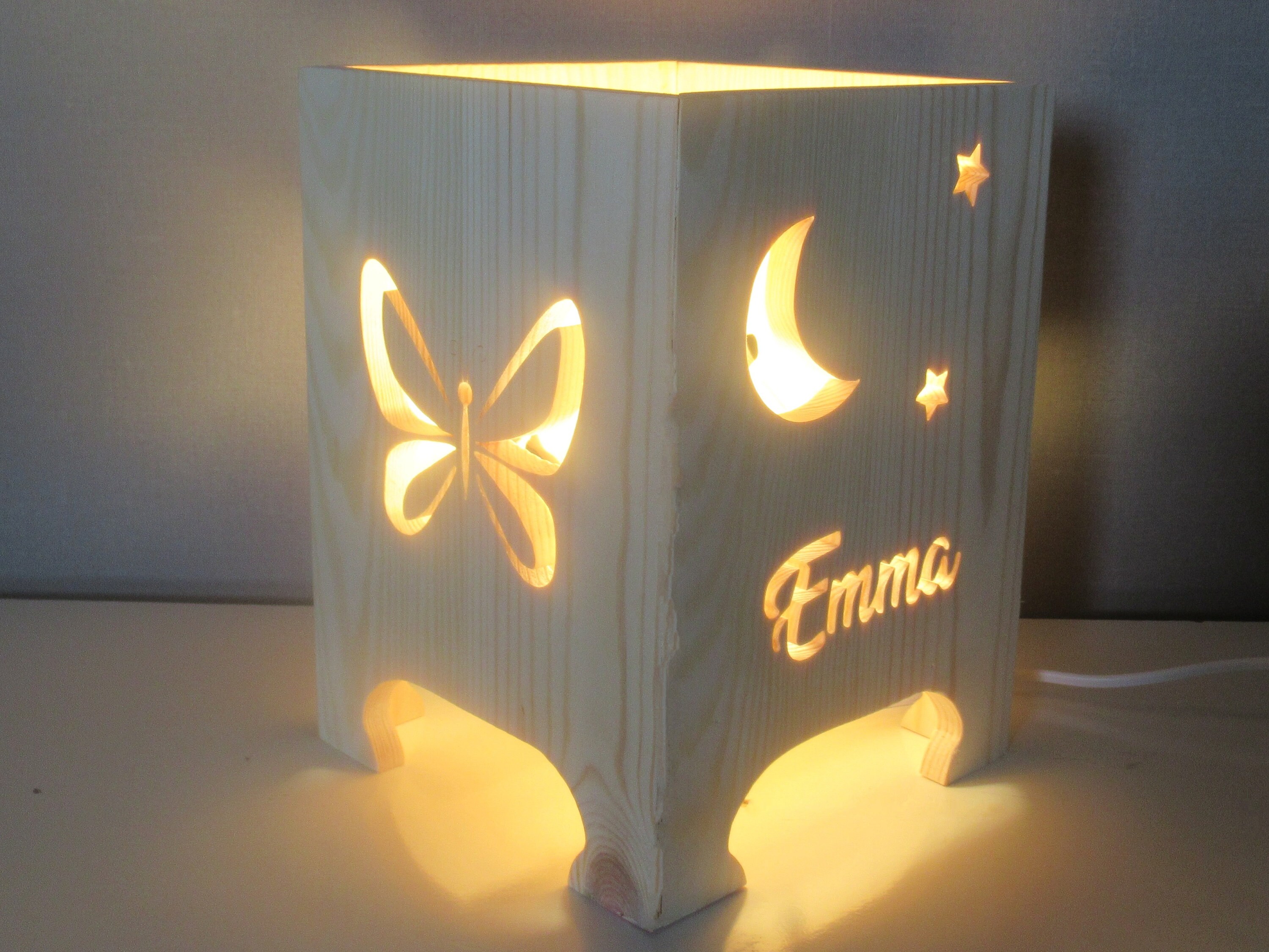 Lampe en Bois Personnalisable