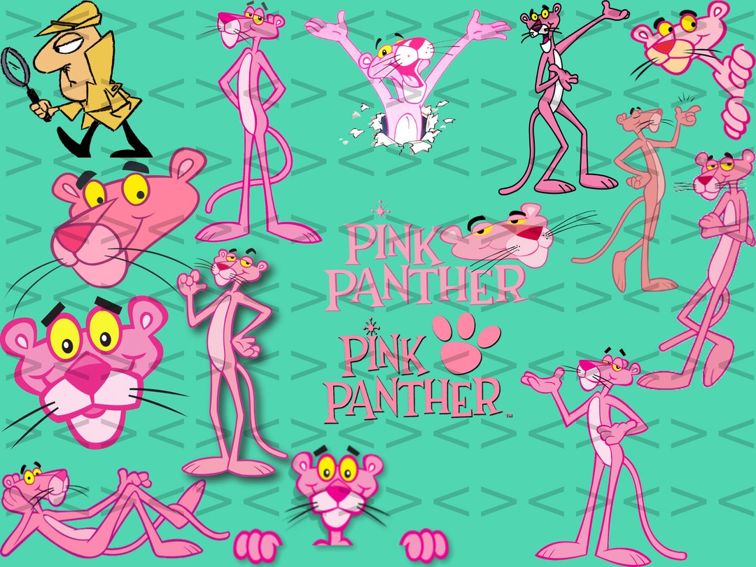 Pink Panther Instant Download Cartoon SVG Outline Cartoon - Etsy Pink Panther Instant Download Cartoon SVG Outline Cartoon - Etsy