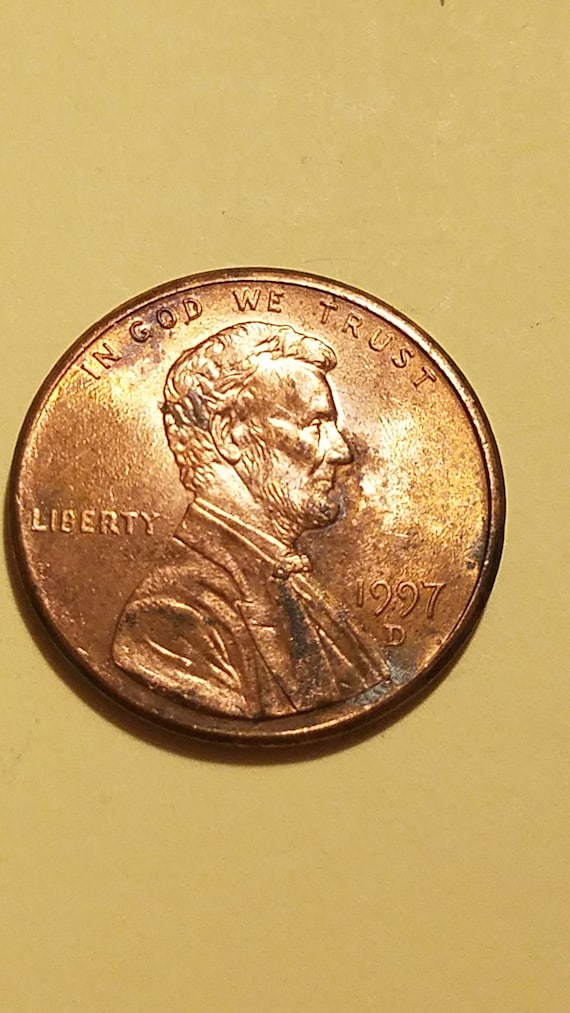 1997 D Penny Close Am Value 1997 D ERROR COIN | Etsy