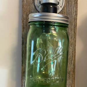 Mason Jar Wall Light