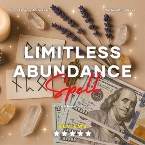 Limitless Abundance Spell | Wealth & Prosperity Ritual for Money Manifestation, Prosperity Spells, Wealth Attraction, Success