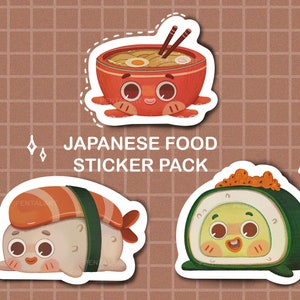 Japanese Stickers - Food — PaperMarket