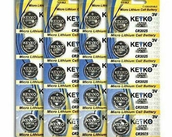 LOT OF 100 CR2025 3V Button Cell Coin Battery for Watch Remote Toy