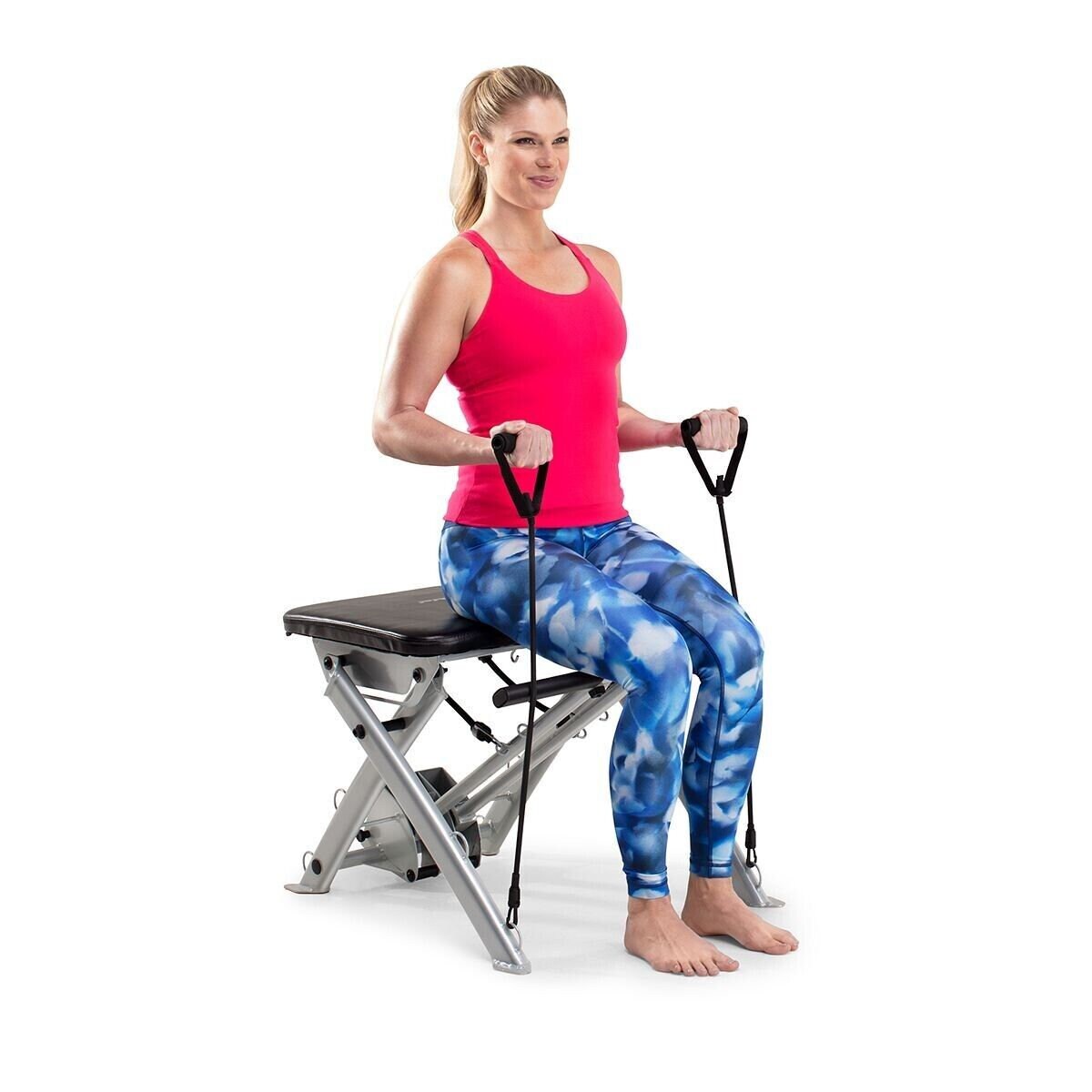Proform Pilates Chair Total Body Balance Training Adjustable FREE