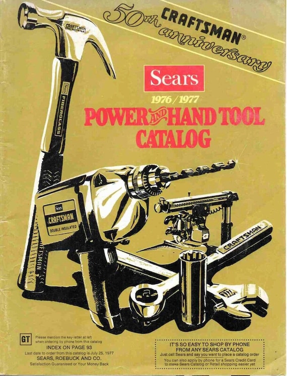 Vintage Original 1976/1977 Sears Craftsman Power AND Hand