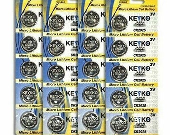 LOT OF 20 CR2025 3V Button Cell Coin Battery for Watch Remote Toy