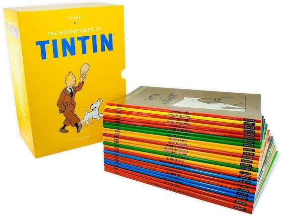 The Adventures of Tintin Boxset 23 Books Collection by Herge