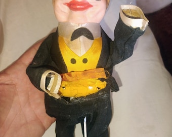 Antique Cragstan roulette gambling man toy for parts