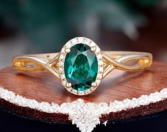 AAA Emerald Cut Ring: Vintage Sterling Silver Promise Ring