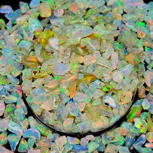 100 Carat AAA Grade Quality Natural Ethiopian Opal Polish Rough 4-10mm- Opal Rough-Opal Raw-Fire Opal- Opal Cabochon-Opal Jewelry-Opal Stone