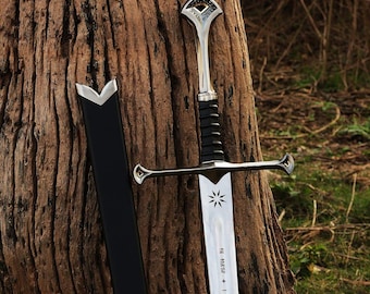 Flame of the West Sword Replica, Elvish Longsword Prop, Fantasy Wall Decor, Movie Memorabilia Gift