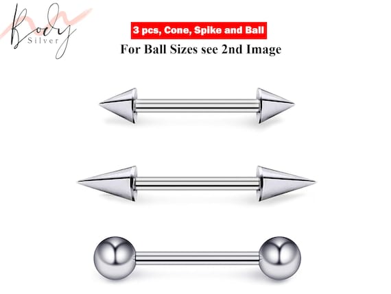 Spike tongue best sale piercing