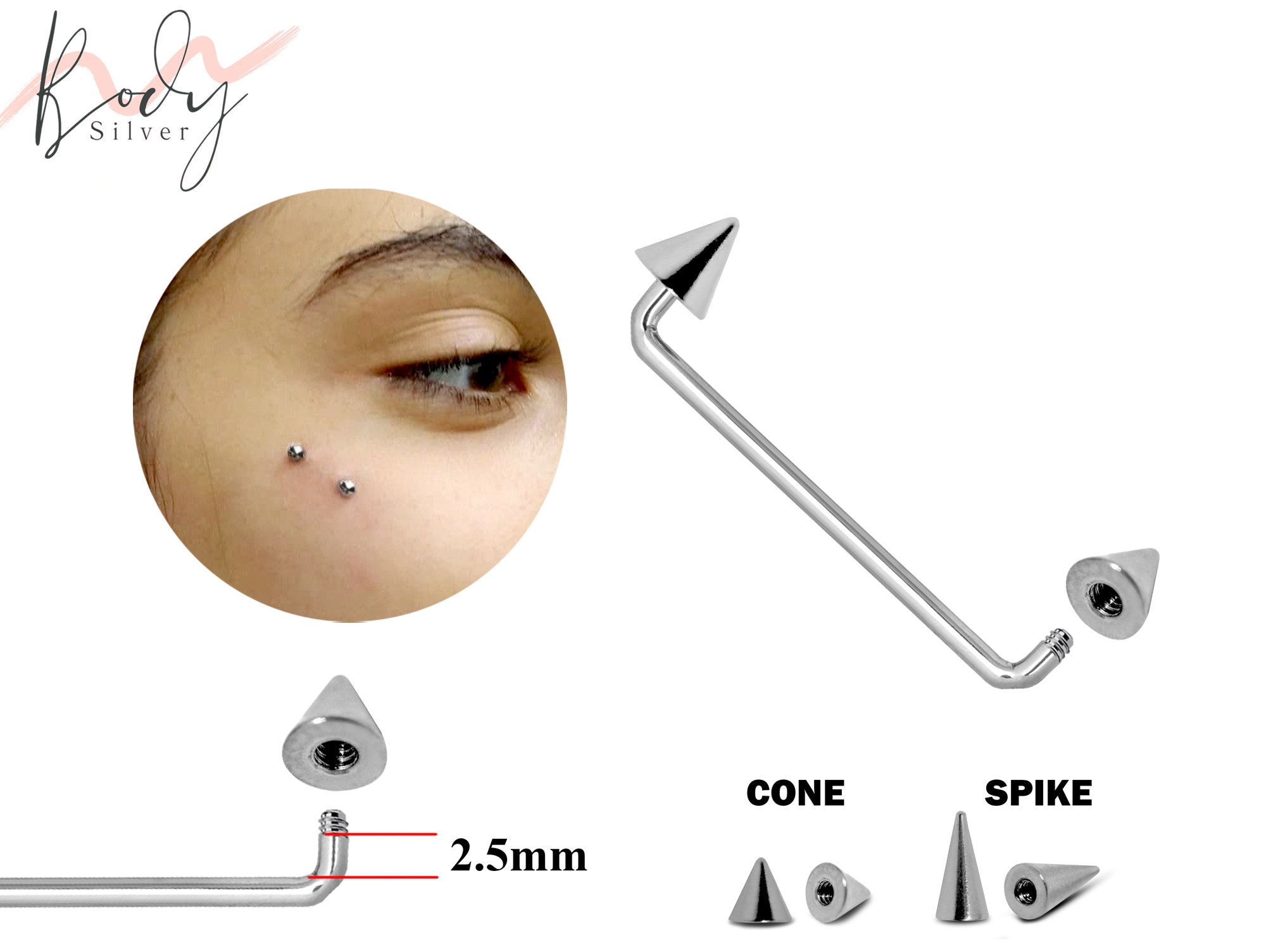 Disposable threaded taper for 16g - Piercing Experience