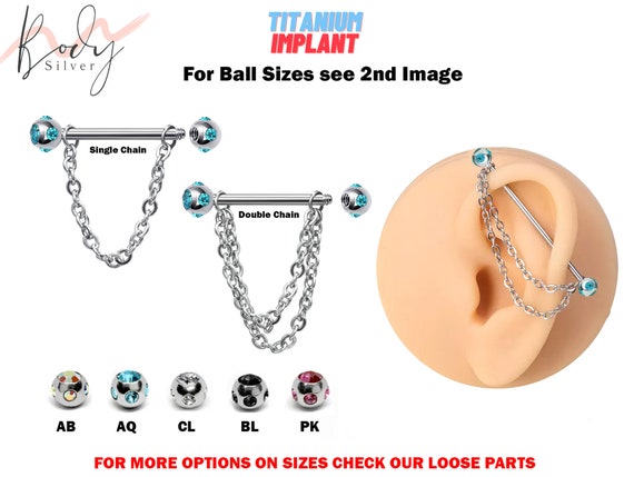 16g titanium industrial barbells deals