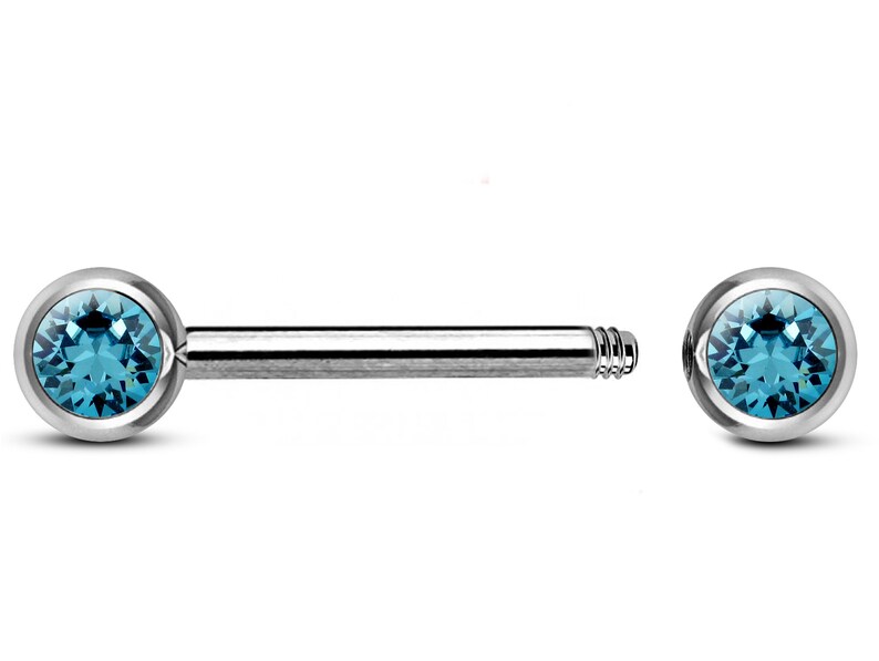 Titanium Nipple Jewelry Nipple Piercing 16g 14g Externally Etsy