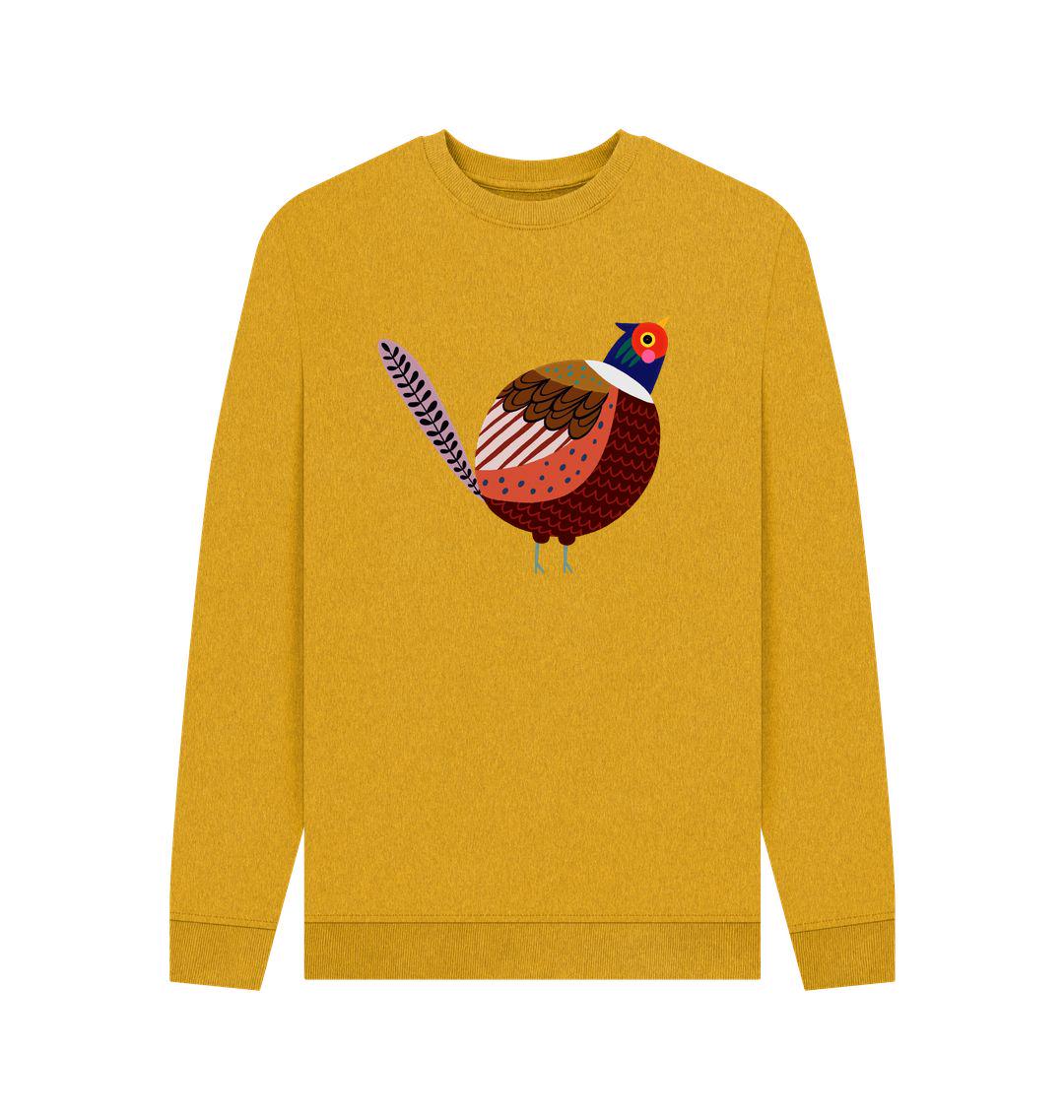 Pheasant Jumper made with 50% recycled Cotton - Men's - Organic, Sustainable Cotton - Plastic-Free Materials & Packaging