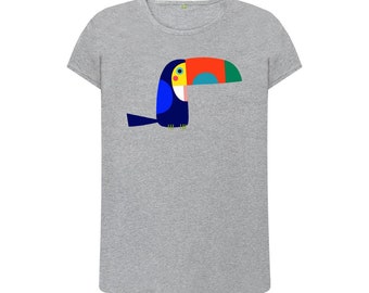 Toucan T-shirt - Womens - Organic - Roy