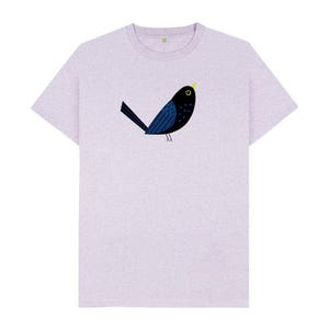 Blackbird T-Shirt with 50% recycled fabric - 'Brian' - Men's - Organic, Sustainable Cotton - Plastic-Free Materials & Packaging