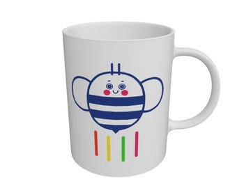Bee Mug - Zoomy - Vegan inks & plastic-free packaging